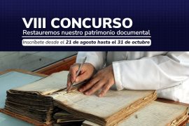 Convocatoria concurso “restauremos nuestro patrimonio documental”