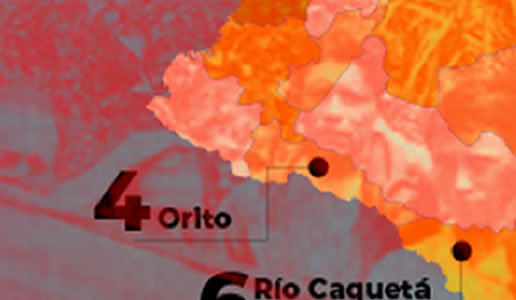 Geografía de las Vorágines Orito