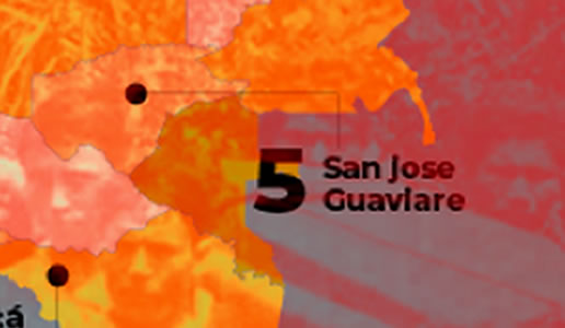 Geografía de las Vorágines San José del Guaviare