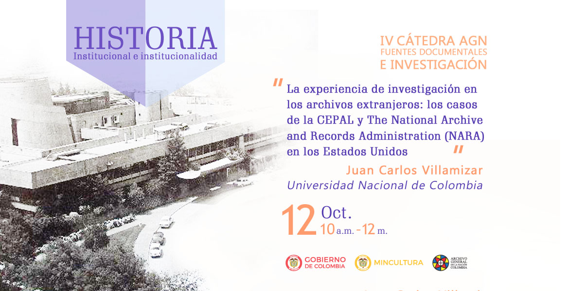 sexta jornada de la cátedra "AGN Fuentes documentales e investigación"