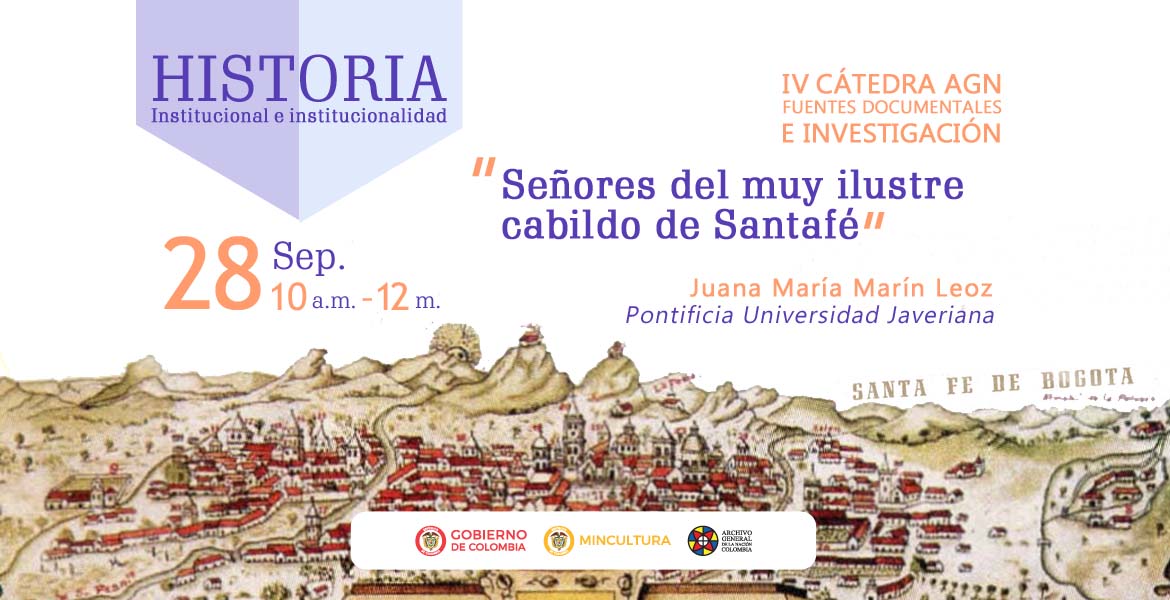 imagen decorativa: cuarta jornada de la cátedra  Fuentes documentales e investigación: Historia institucional e institucionalidad