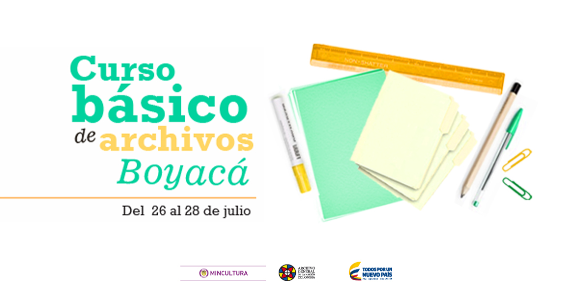 curso básico de archivos en Boyacá