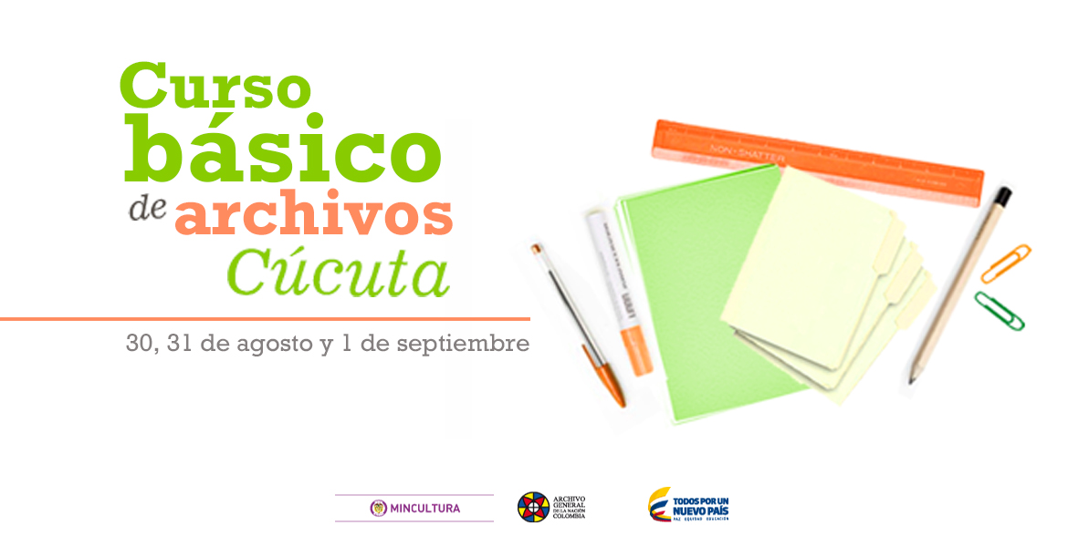 Curso básico de archivos en Cúcuta