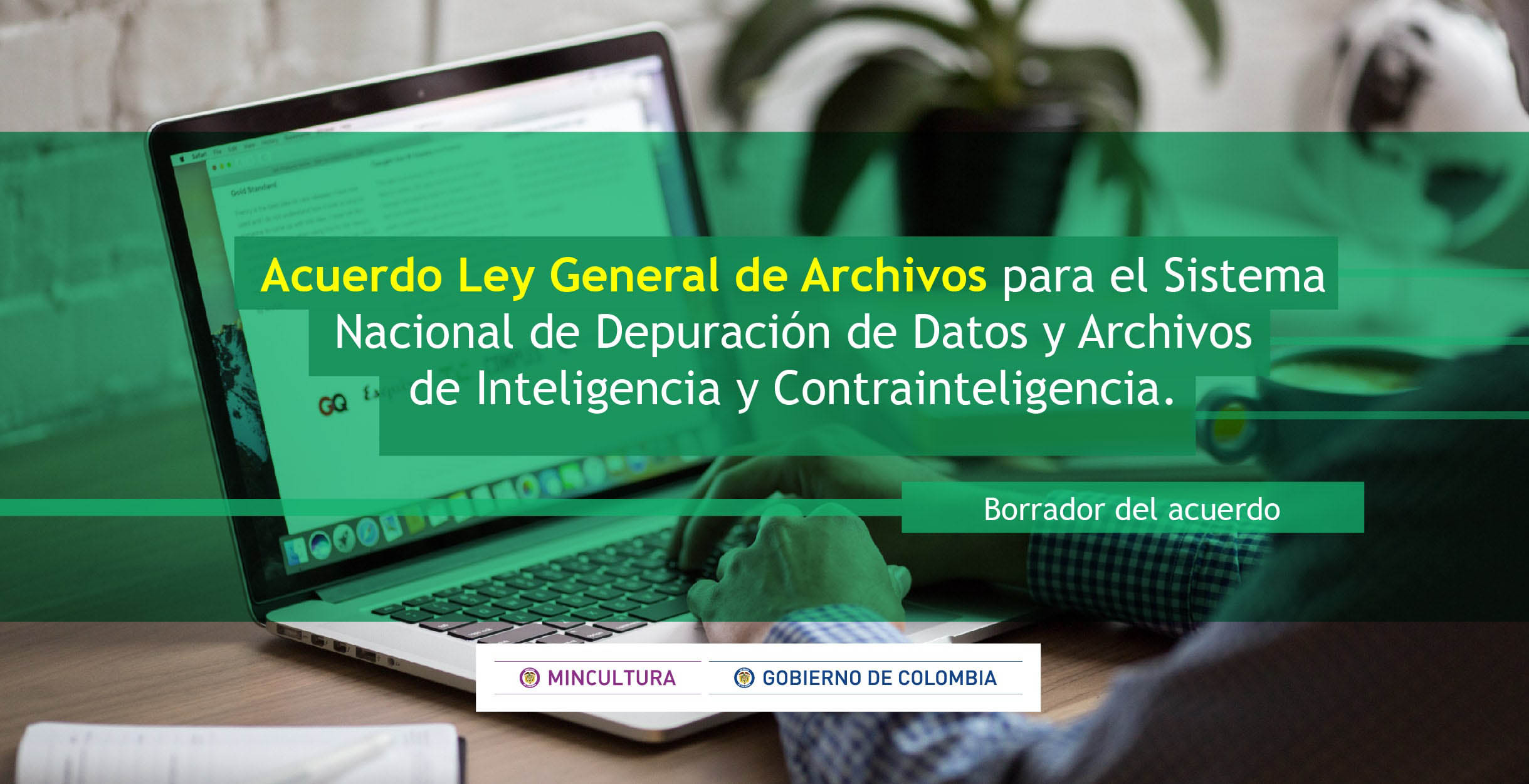 Acuerdo Ley General de Archivos para el Sistema Nacional de Depuración de Datos y Archivos de Inteligencia y Contrainteligencia