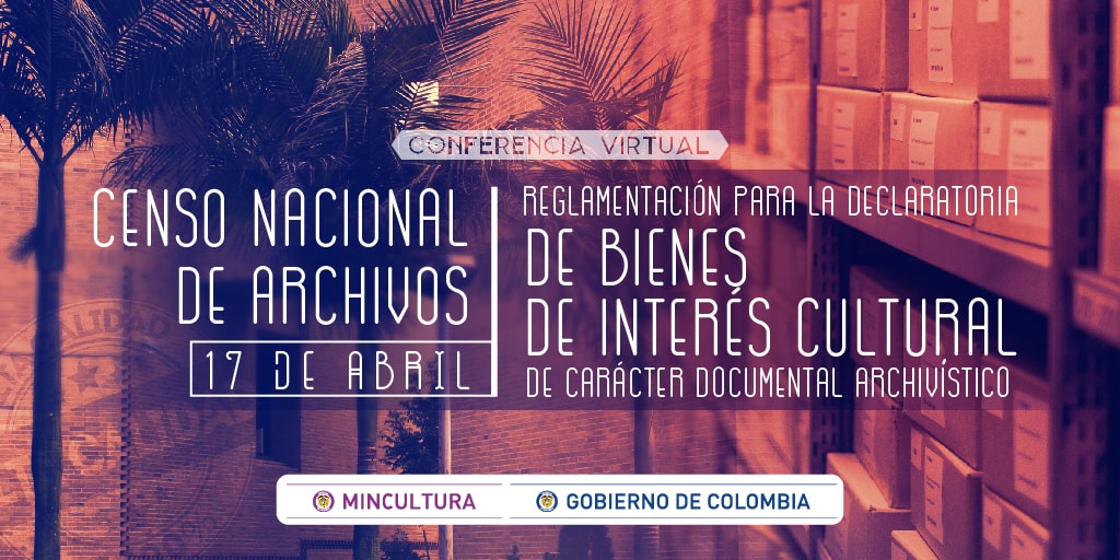 Conferencia virtual: Censo Nacional de Archivos