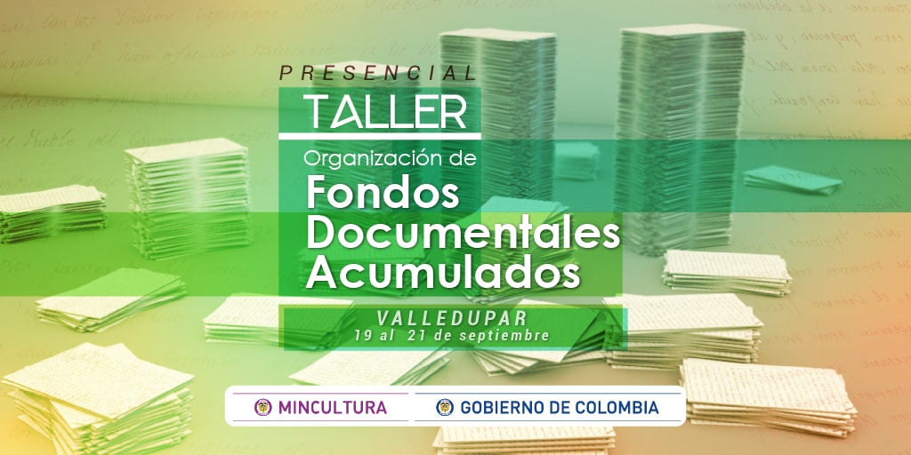 imagen decorativa: Taller de Organización de fondos documentales acumulados