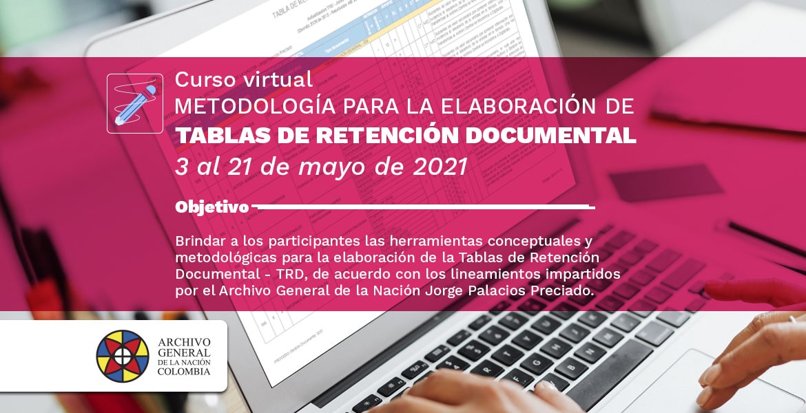 imagen curso virtual Metodología para la elaboración de TRD
