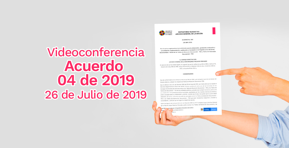 imagen videoconferencia sobre el Acuerdo 04 de 2019