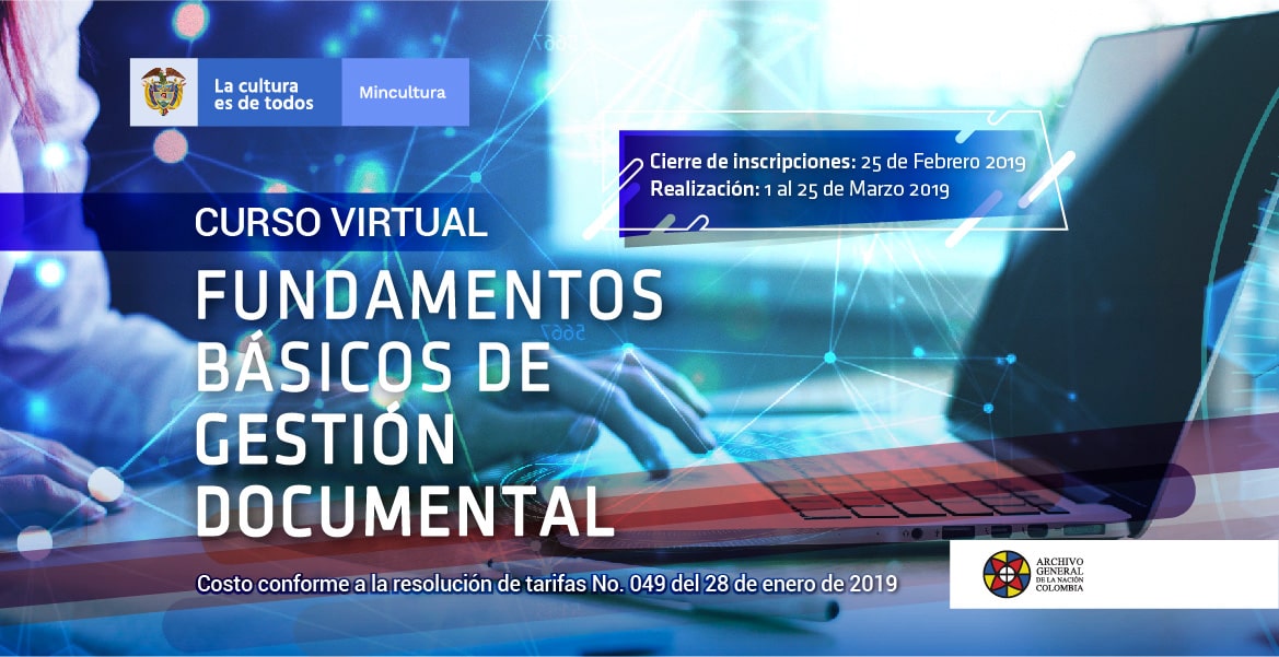 imagen curso virtual Fundamentos básicos de gestión documental