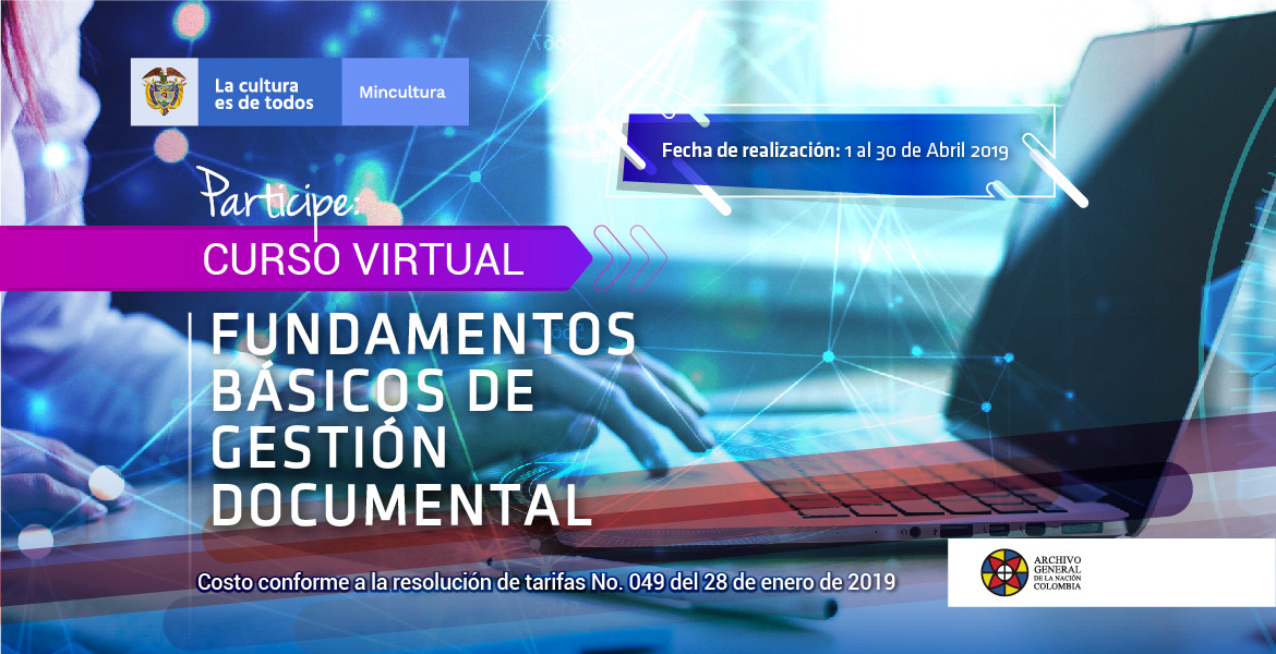 imagen curso virtual fundamentos básicos Gestión documental