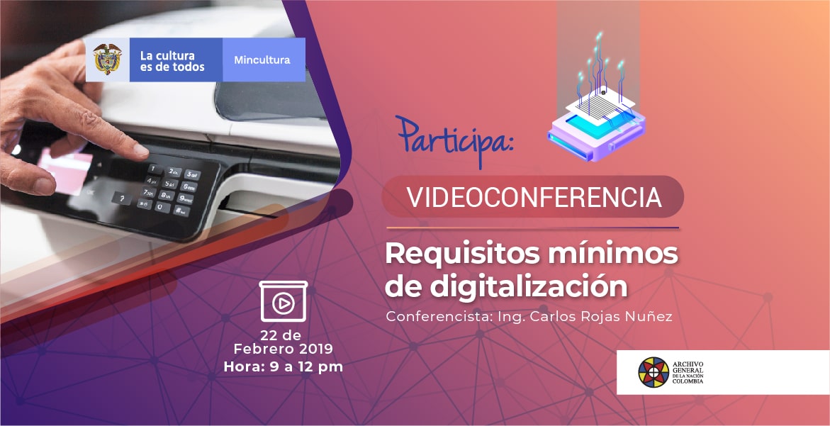 imagen Requisitos mínimos de digitalización