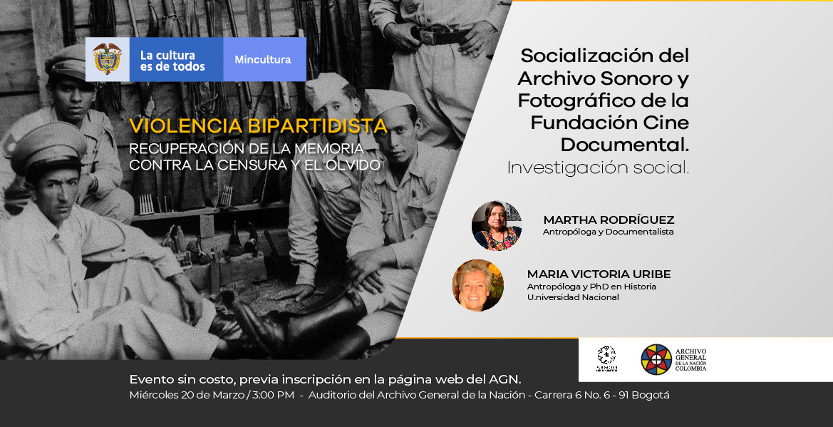 imagen Socialización del archivo sonoro y fotográfico de la Fundación Cine documental