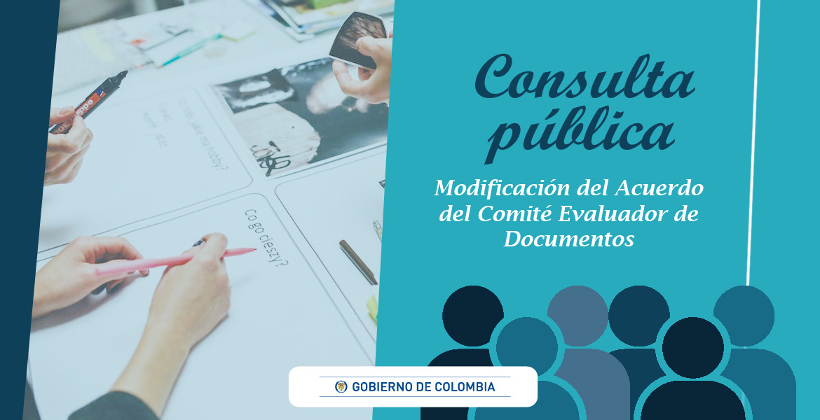 imagen decorativa: consulta pública Acuerdo modificatorio del CED