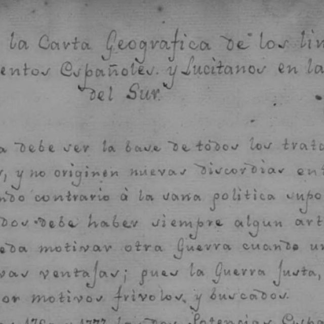 Descripción de la carta geográfica de los limites entre los establecimientos españoles y lusitanos en la América del Sur