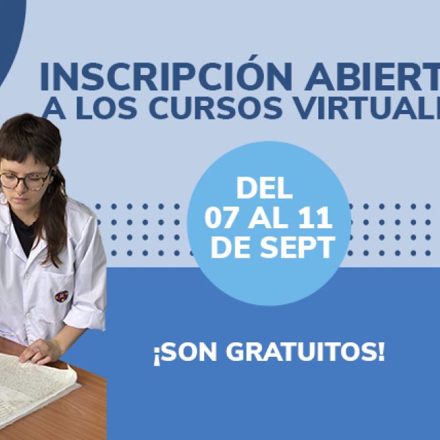 Inscripciones abiertas del 7 al 11 de septiembre de 2026!