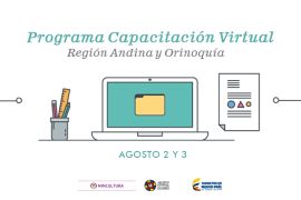 Programa de capacitación virtual en las regiones Andina y Orinoquía
