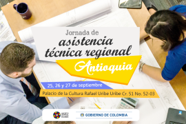 jornada de asistencia técnica en Antioquia