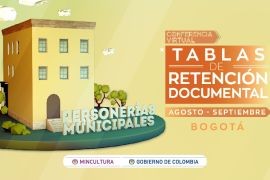 videoconferencia sobre Tablas de Retención Documental 
