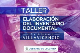 Taller elaboración de inventario documental