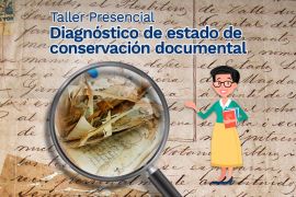 imagen del taller presencial Diagnóstico del estado de conservación documental 