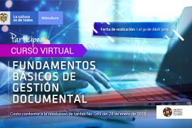 imagen curso virtual fundamentos básicos Gestión documental