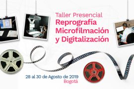 imagen taller presencial reprografía, microfilmación y digitalización