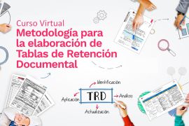 imagen curso virtual Metodología para la elaboración de Tablas de Retención Documental - TRD