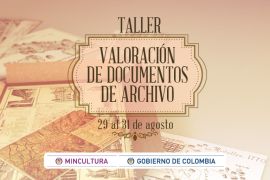 Taller de valoración de documentos de archivo