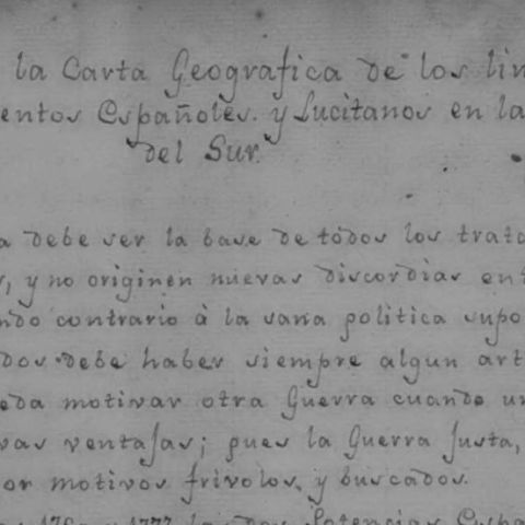 Descripción de la carta geográfica de los limites entre los establecimientos españoles y lusitanos en la América del Sur